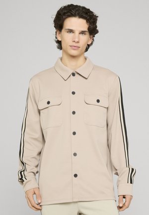 NELLO STRIPE - Chemise - simply taupe