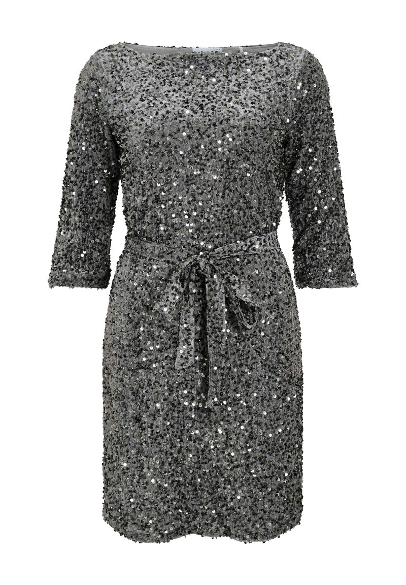 VILA MINI - Cocktail dress / Party dress - poppy seed/dark grey -  Zalando.co.uk