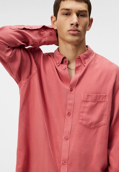 J.LINDEBERG REG STRUCTURE - Shirt - dusty cedar