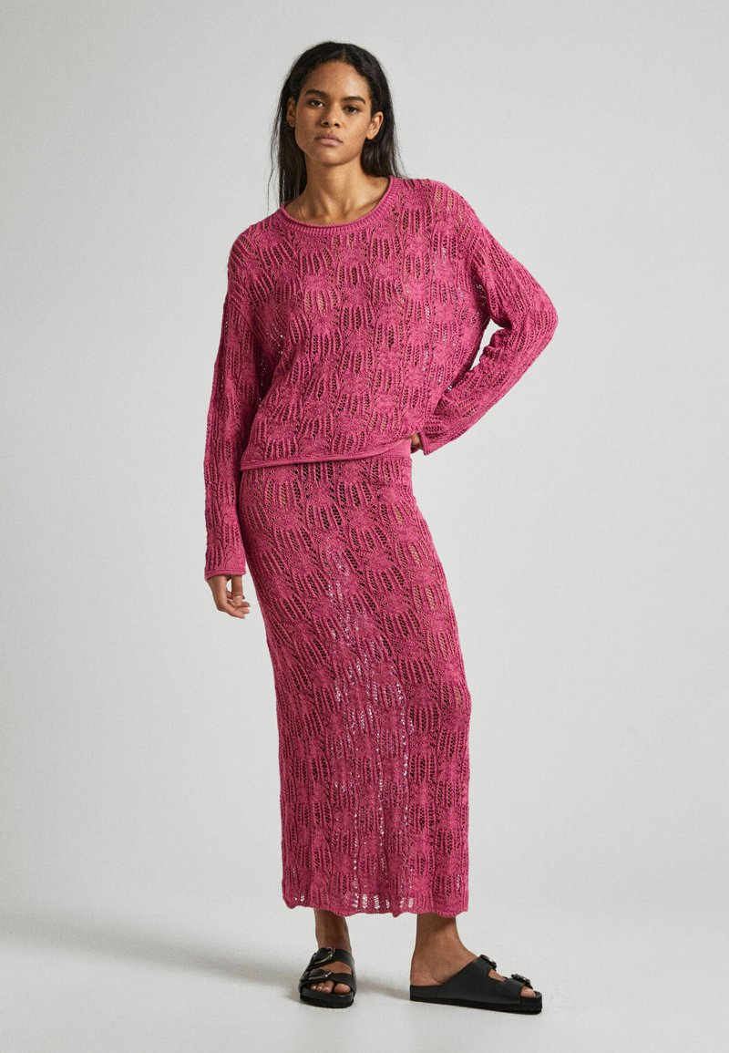 Pepe Jeans Trui donkerroze