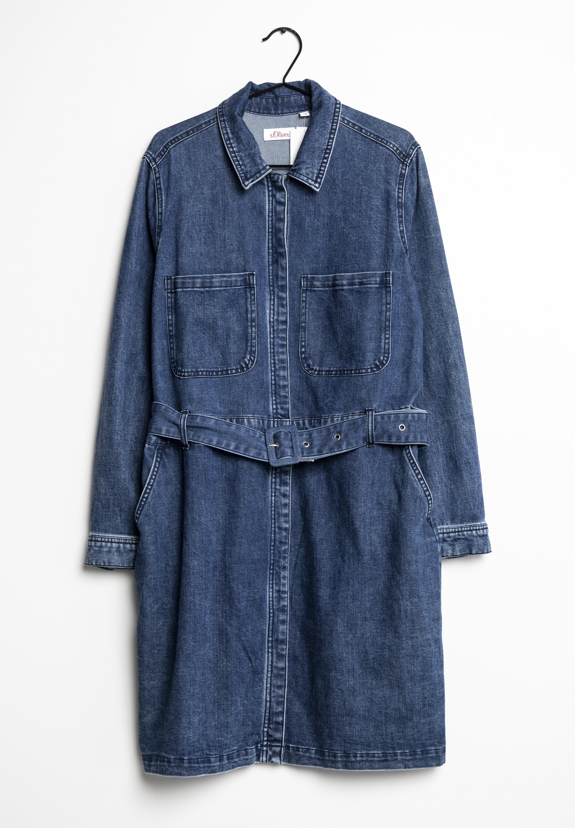 white christmas dresses Alice + Olivia Women's FARA Puff-Sleeve Denim Minidress - Cambria Vintage main image 0