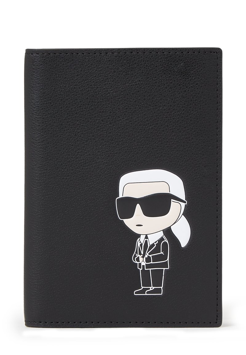 KARL LAGERFELD IKONIK PASSPORT CASE Étui pour passeport black/noir