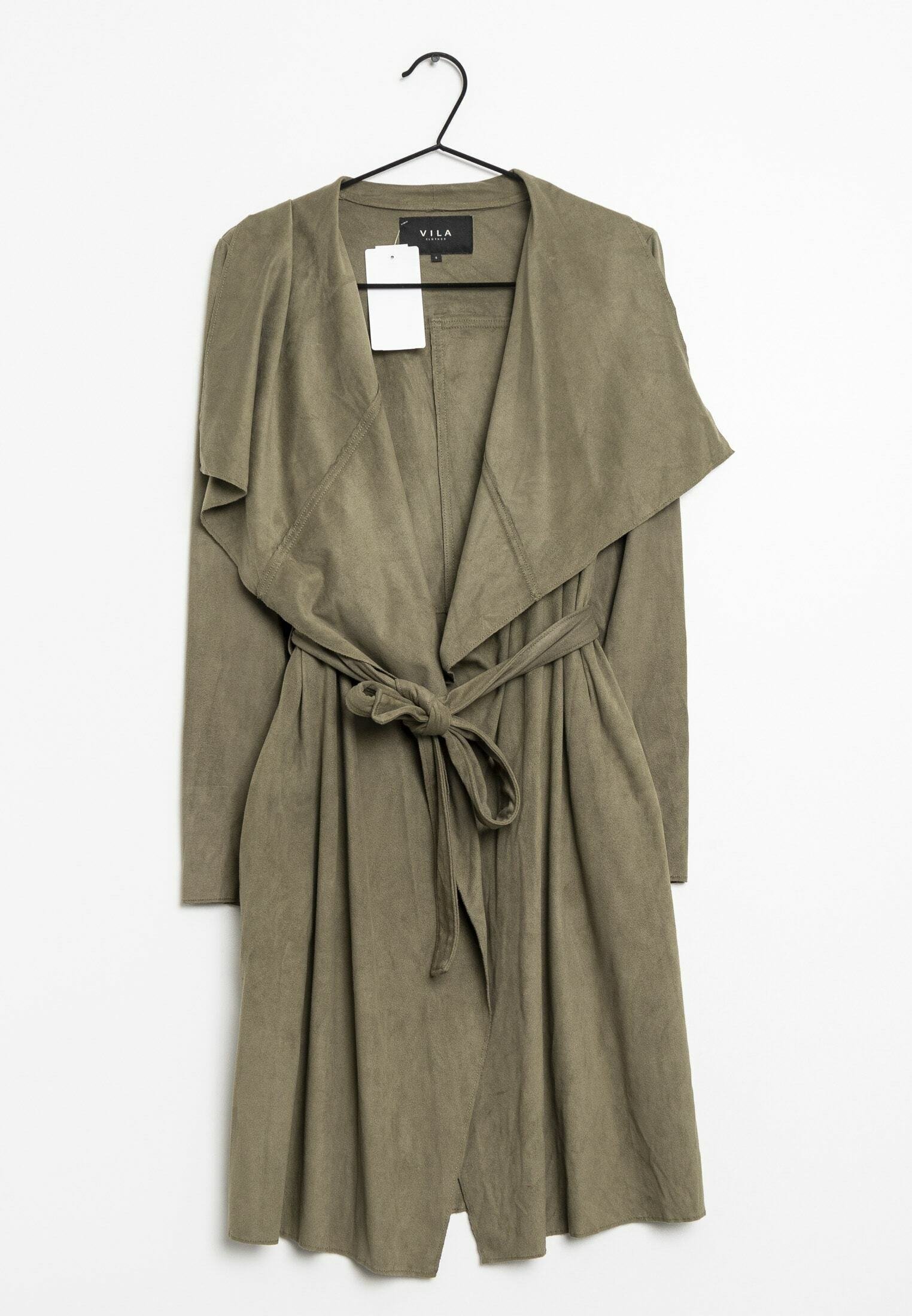 VILA Abrigo corto green/verde (Segunda mano) - Main Image