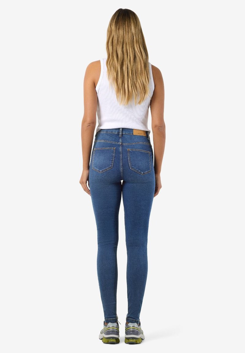 Noisy May Nmcallie Jeans Attillati Donna Con Spacco Alla Caviglia – Blu