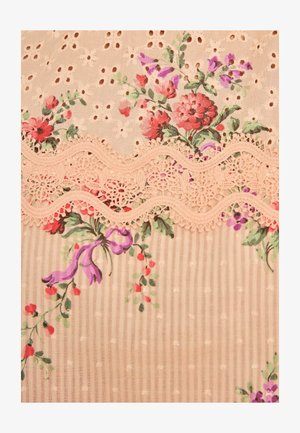 Love & Roses, REGULAR FIT - BRODERIE YOKE SHORT SLEEVE BLOUSE . - Camicetta - blush floral print