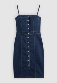 BUSTIER DRESS - Denimové šaty - upper east side