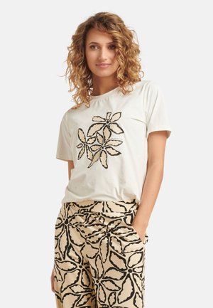 Smashed Lemon Print T-shirt - white multicolour