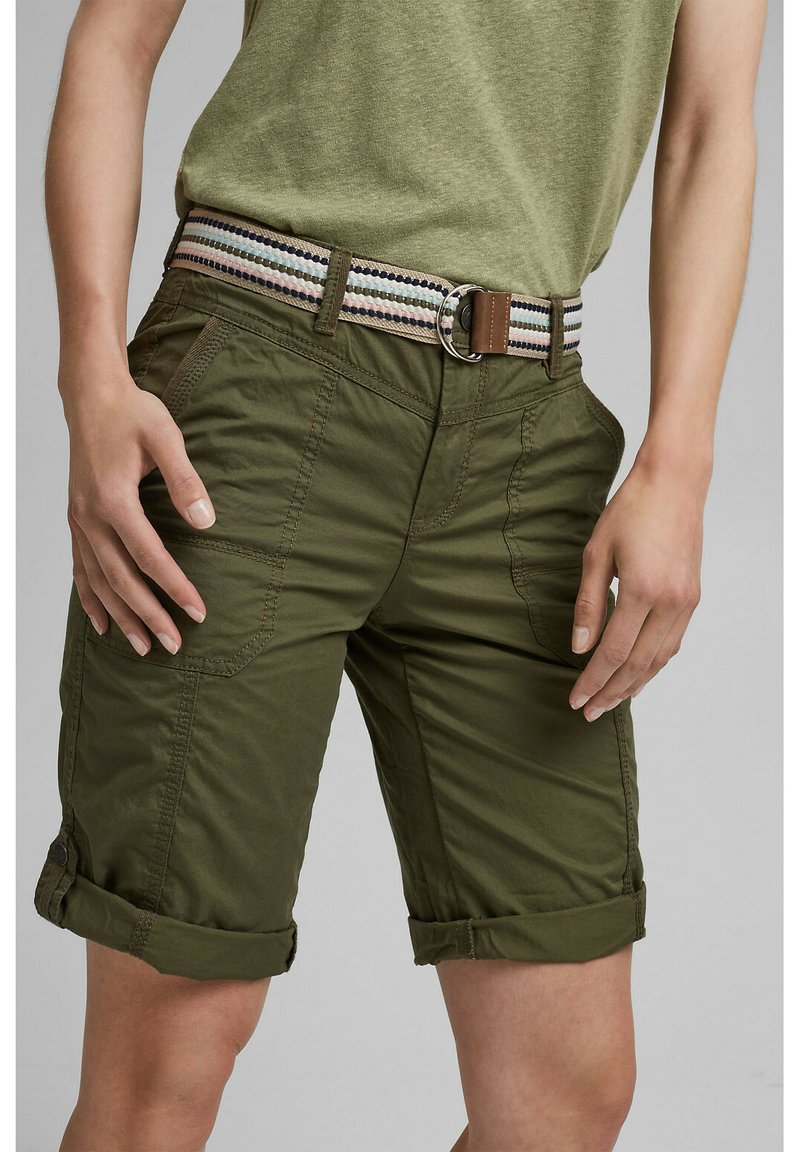 Damen Kleider | Esprit PLAY Shorts khaki green/khaki - RG74346 Damen Kleider | Esprit PLAY Shorts khaki green/khaki - RG74346