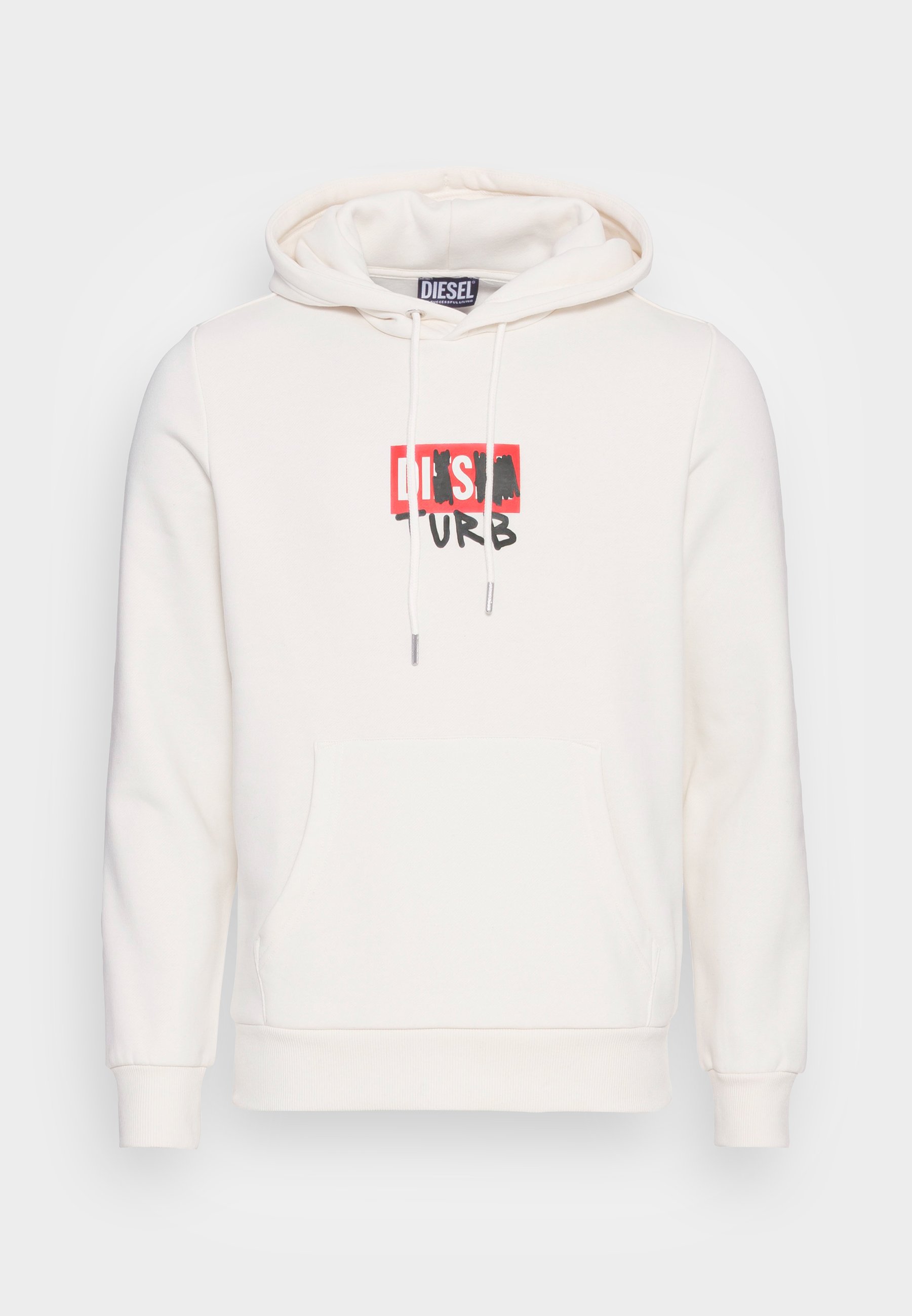 Diesel GIRK HOOD - Felpa - creme/avorio - Zalando.it