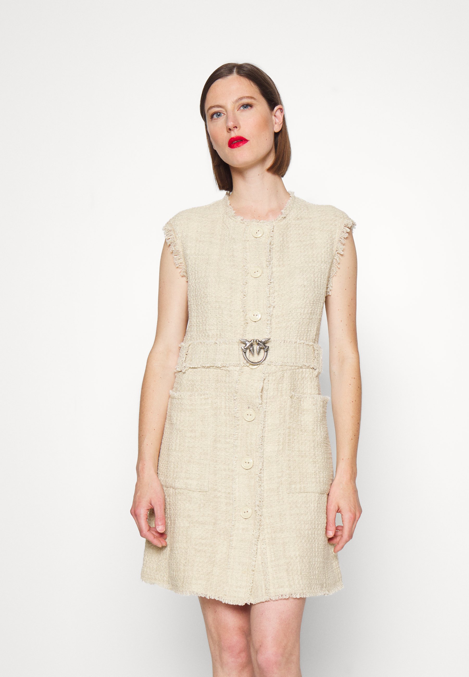 Pinko AGIRA DRESS - Abito a camicia - light sand/sabbia - Zalando.it