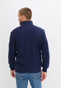 bonprix THERMO- MIT TROYER-KRAGEN GEFÜTTERT - Felpa - blue