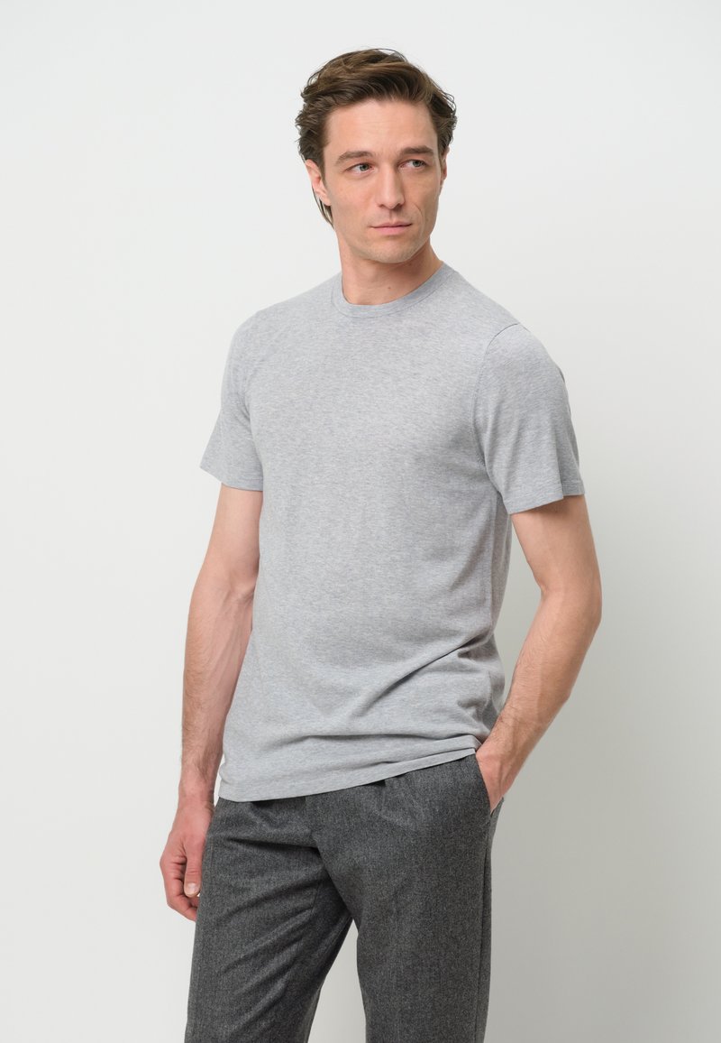 PROFUOMO THE LUXURY BASIC SHORT SLEEVE - T-shirt basic - light grey