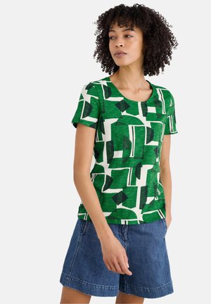 SEASALT CORNWALL CAMERANCE  - Print T-shirt - green - paper forms island