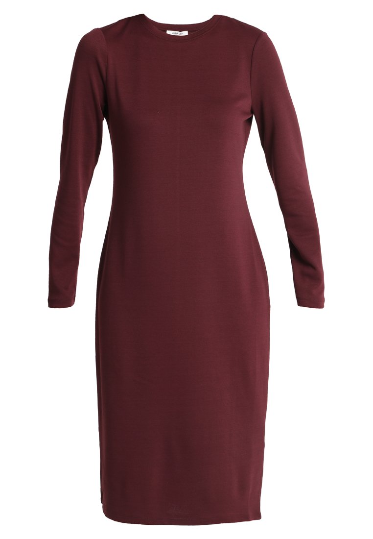Zalando Essentials Jerseyjurk bordeauxrood Zalando Essentials Jerseyjurk bordeauxrood