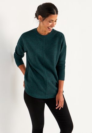 Pullover - petrol green