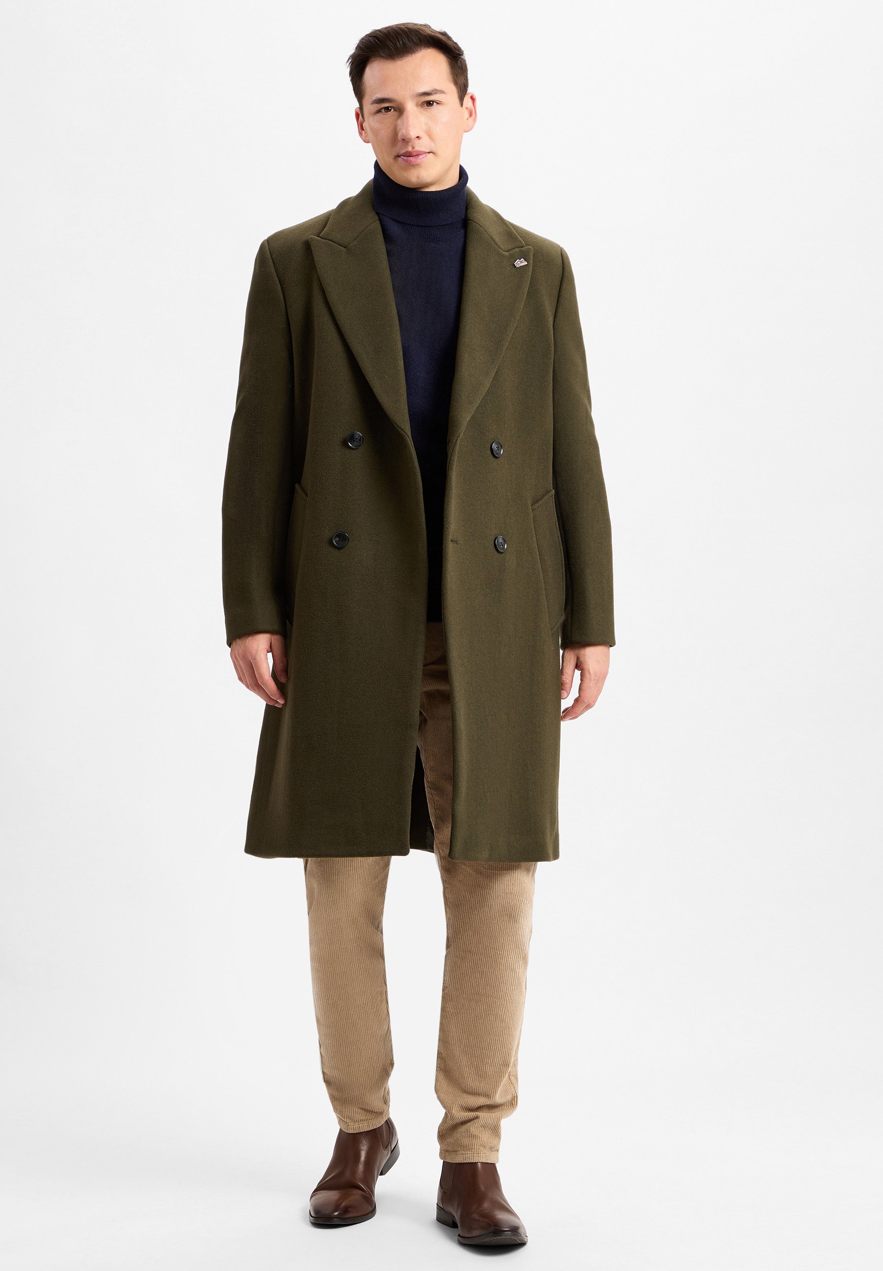 FINSHLEY & HARDING LONDON Classic coat - oliv/olive - Zalando