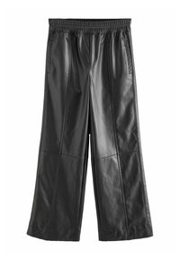 TRACK WIDE LEG - Bukser - black