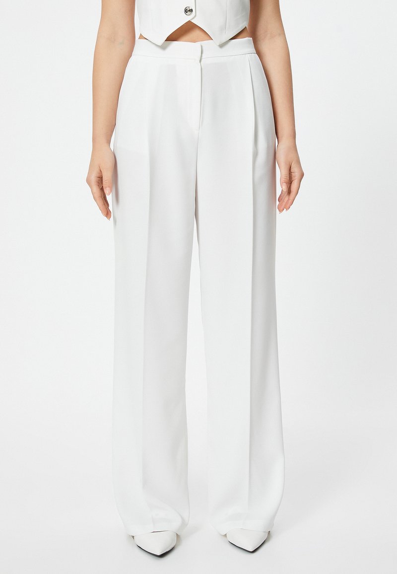 Koton PALAZZO - Broek - off white