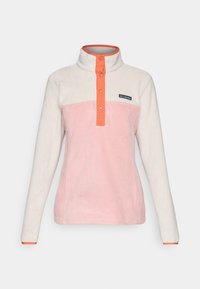 BENTON SPRINGS™ 1/2 SNAP - Fleecegenser - eraser pink/dark stone/tuscan