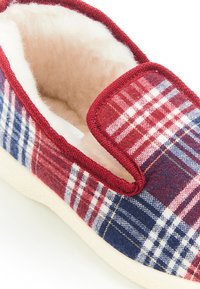Damart Pantuflas - rouge carreaux