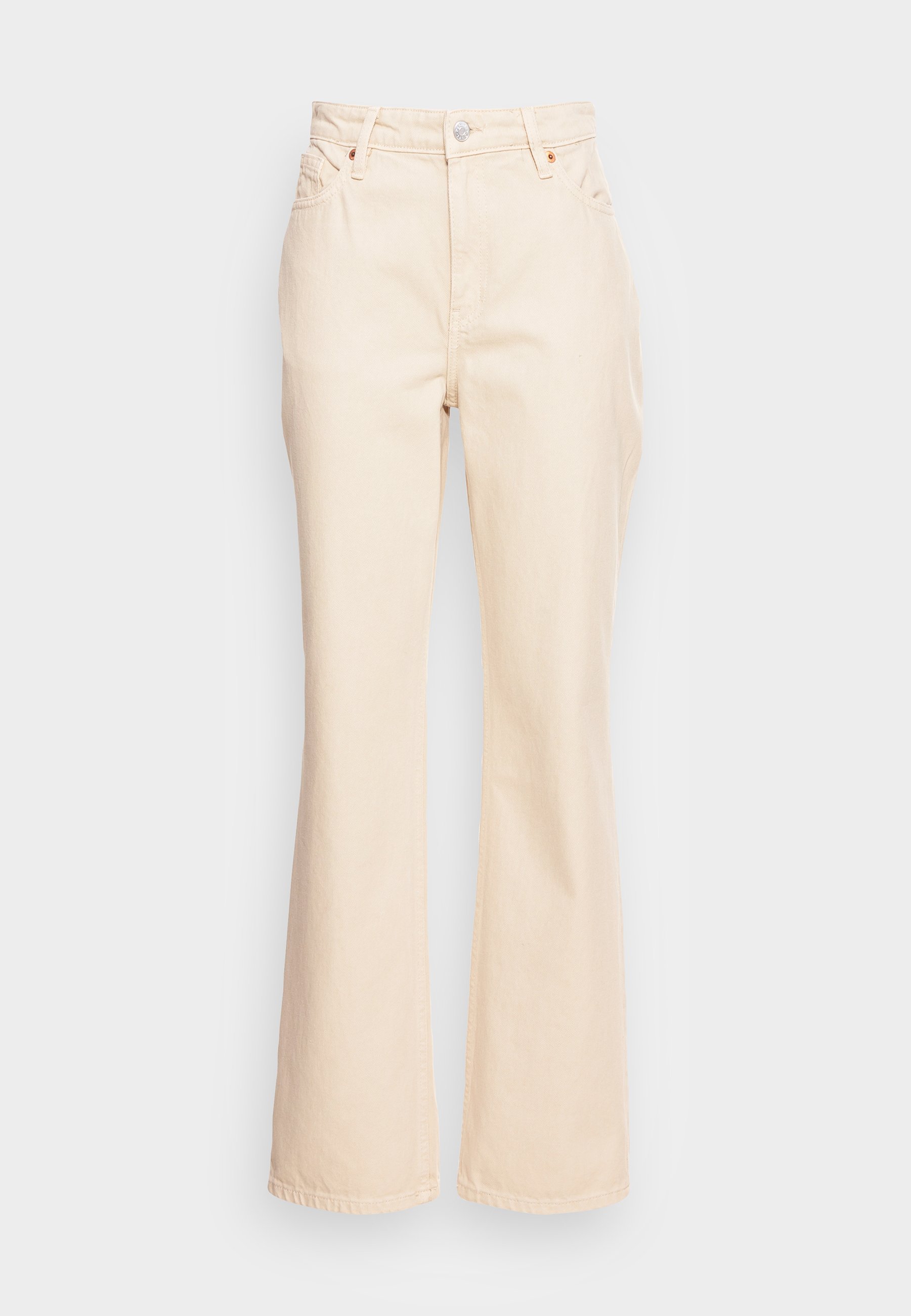 Monki Straight leg jeans - beige dusty light/beige - Zalando.co.uk