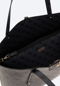Guess SATCHEL COAL LOGO SET - Bolso de mano - nero