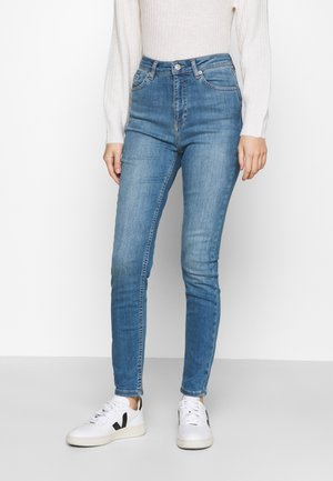 HIGH WAIST - Vaqueros pitillo - mid blue