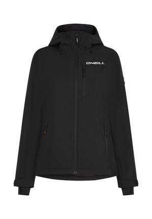 Musthave veekindel jope kapuutsi, esi tõmblukk, küljetaskud ja O'Neill logo rinnal. Omab reguleeritavaid Velcro kinnitustega randme mansette.