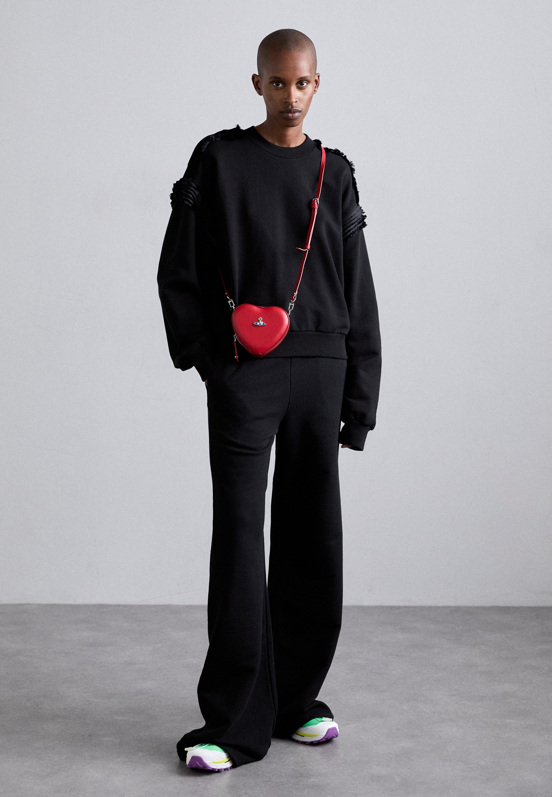 Vivienne Westwood MINI HEART CROSSBODY - Bandolera - red/rojo