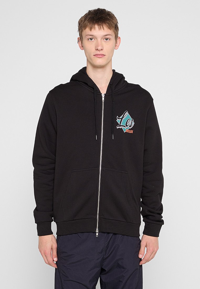 Les Deux Sweater met rits zwart