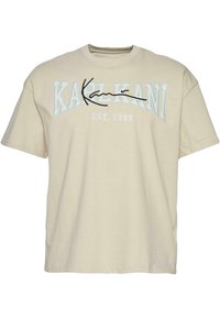COLLEGE SIGNATURE HEAVY - T-shirt imprimé - off white