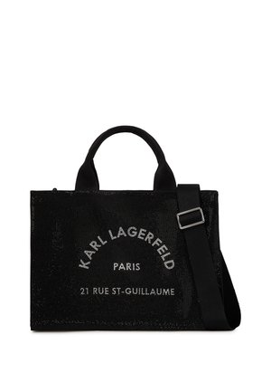 SQUARE TOTE - Handbag - black