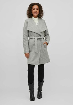 Short coat - light grey melange