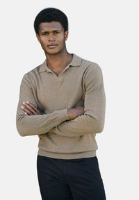 John Henric CLASSIC - Piké - taupe