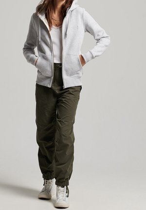 Sudadera con cremallera - light grey