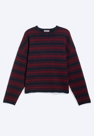 Weekday, BOXY SWEATER - Striktrøje - dark blue