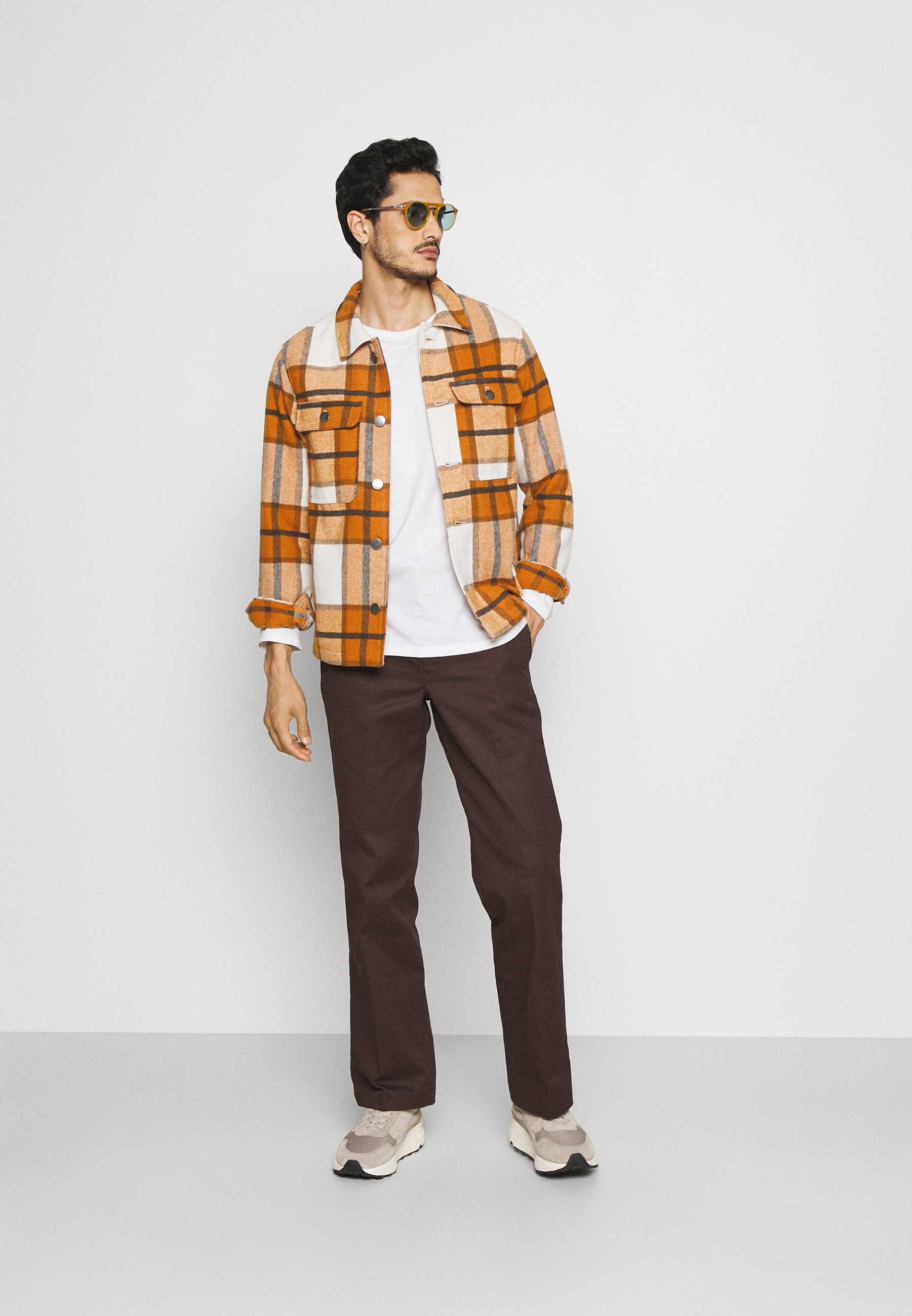 mens check overshirt jacket