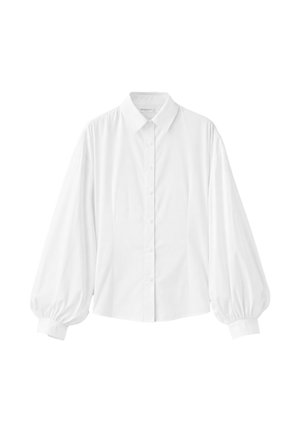 Stradivarius, BALLOON SLEEVE POPLIN SHIRT - Chemisier - white
