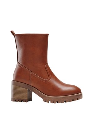 bonprix Stivaletti con plateau - brown