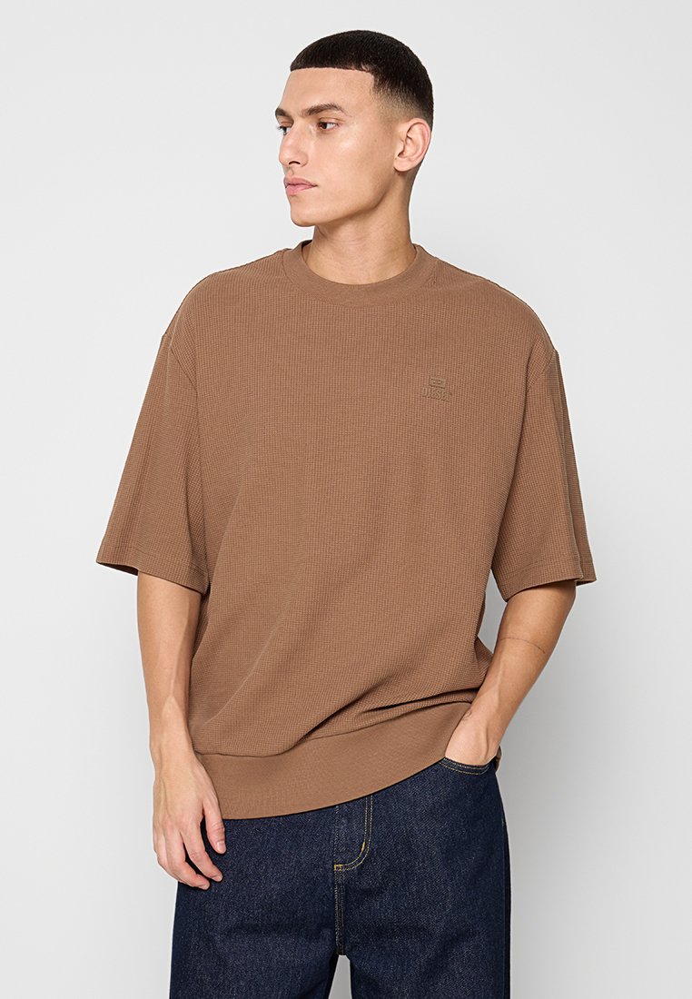 Diesel T-shirt basic bruin
