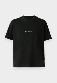 JORNORREBRO EMB TEE SS CREW NECK NOOS - T-Shirt print - black