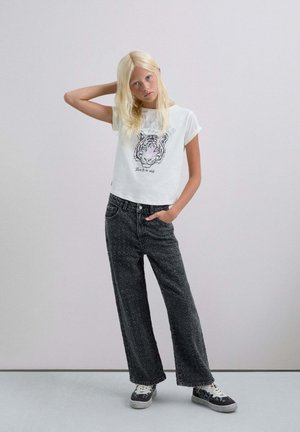 TIGER - Camiseta estampada - off white