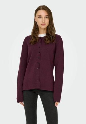 JDYPRIME LIFE WAIST BUTTON  - Cardigan - fig