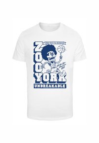 FUNKY BALLING - Triko s potiskem - white