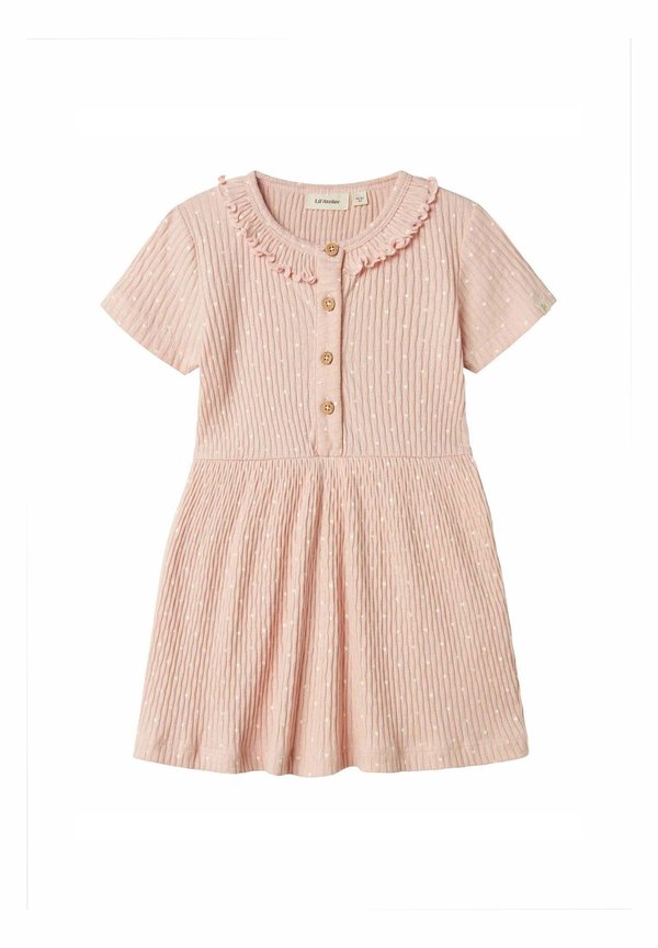 KURZARM - Jerseykleid - peach whip