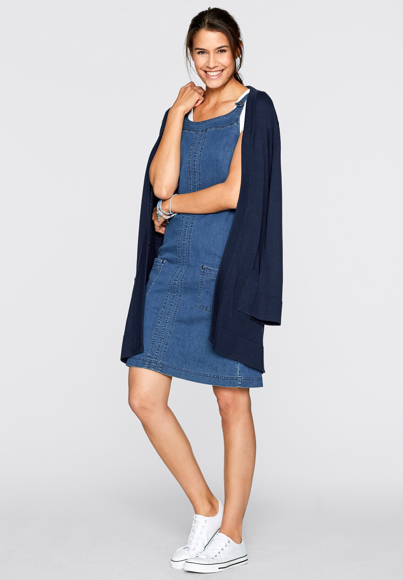 bonprix Vestito di jeans - blau/blu denim - Zalando.it