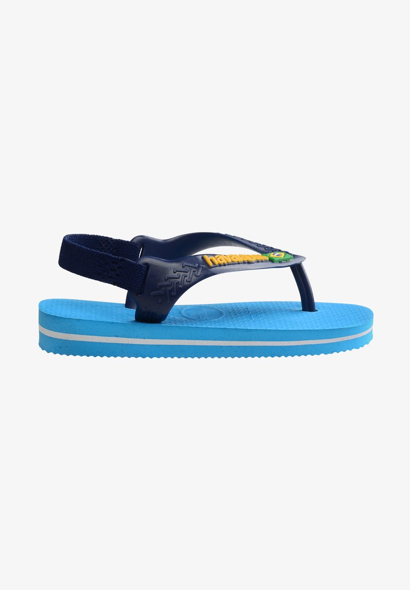 Havaianas BRASIL LOGO II - Infradito da bagno - turquoise navy blue