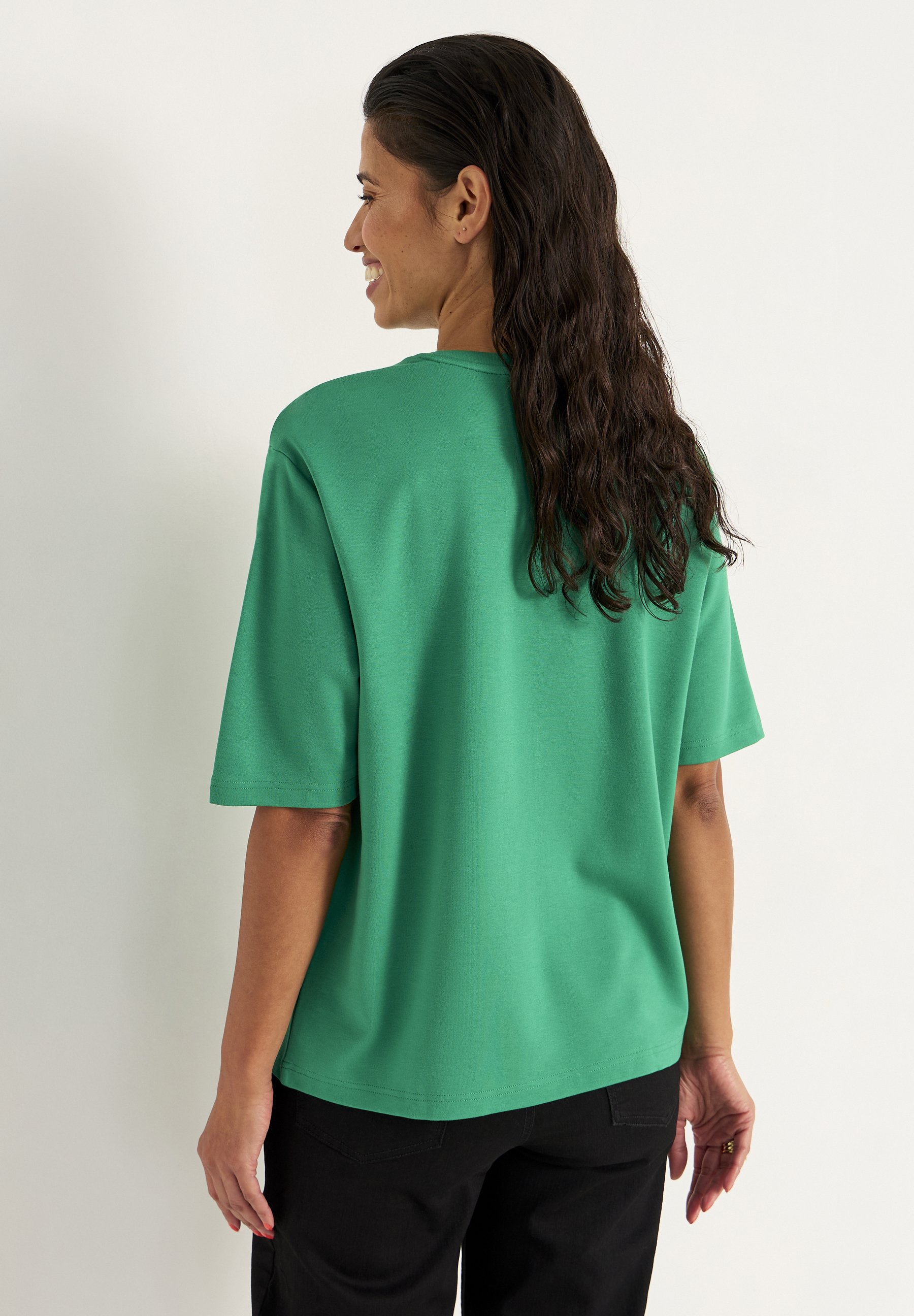 売れ筋商品|||トム テイラー デニム Tシャツ レディース トップス FLUENT V NECK  - Basic T-shirt - fresh mint green トム テイラー デニム レディース Tシャツ トップス FLUENT V