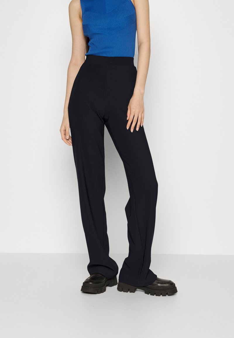 VERO MODA Pantaloni da Donna VMZAMIRAOLYMPIA MR Straight PL Noos, Neri, XXL/30, Schwarz