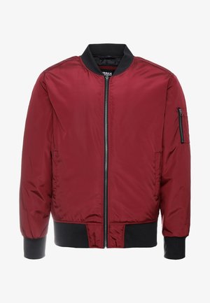 Urban Classics, 2-TONE JACKET - Μπουφάν τύπου bomber - burgundy/black